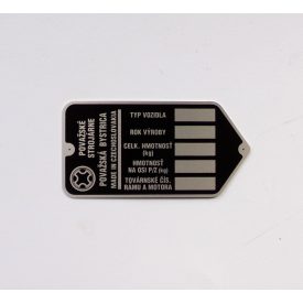 Adattábla, Jawa Babetta 207, MUSTANG, 90