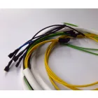 Elektromos kábelköteg, fehér színű, Jawa 50 typ 23 MUSTANG