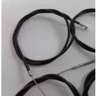 4-részes bowden készlet, fonatos bowdenház, fekete, Jawa 250 Perak