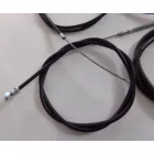 4-részes bowden készlet, fonatos bowdenház, fekete, Jawa 250 Perak