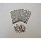 Küllő készlet 36 db, 16 coll, króm, Jawa M4x119