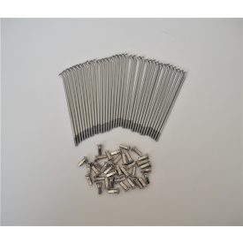 Küllő készlet 36 db, 16 coll, króm, Jawa M4x119