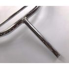 Kormány, merevítővel, króm, Jawa 20-23