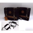 Táska szett, fekete + oldaltáska tartók, Jawa 350 CL Perak, 42 Bobber