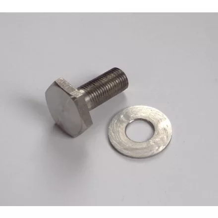 Felső csavar első villa dugattyúhoz, M12/1,25, kulcs 24 mm, rozsdamentes acél, alátéttel, ČZ 476-487