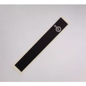   Matrica az üzemanyagtartályra, fekete és ezüst, 255 x 38 mm, Jawa Babetta 210, 225