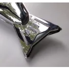 Kipufogódob, krómozott, Jawa 350 SV prototípus