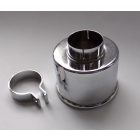 Légszűrő, bemenet 35mm, króm, Jawa