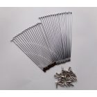 Küllő szett 36 db, első, M3,5, krómozott, Jawa Robot