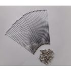 Küllő szett 36 db, hátsó, M3,5, króm, Jawa Robot