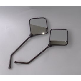   Visszapillantó tükrök. J.+ B. szögletes M10x1,25, műanyag, Jawa, ČZ