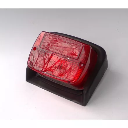 Hátsó lámpa, piros, burával, eredeti, Jawa 640
