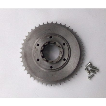 Lánckerék komplett 44t, befejező fedél nélkül, Jawa Jawa-ČZ 351/352