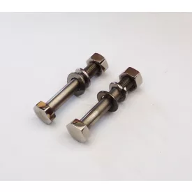   Alsó villatartó csavarok, 2 darab, rozsdamentes acél/polírozott, Jawa Perak, Ogar