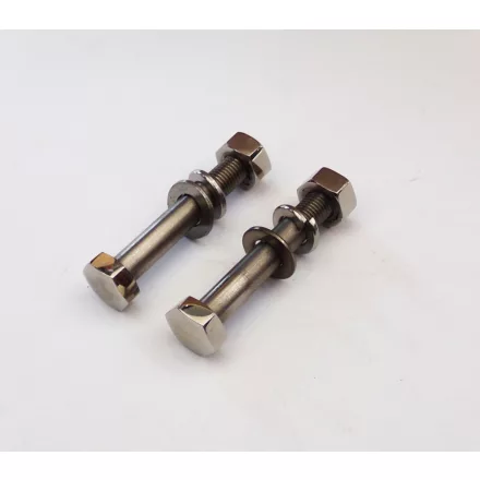 Alsó villatartó csavarok, 2 darab, rozsdamentes acél/polírozott, Jawa Perak, Ogar