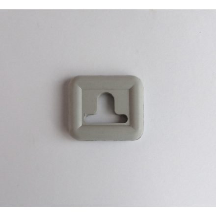 Alsó fényszóróház gumi átvezető, szürke, Jawa 550/555