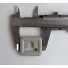 Alsó fényszóróház gumi átvezető, szürke, Jawa 550/555