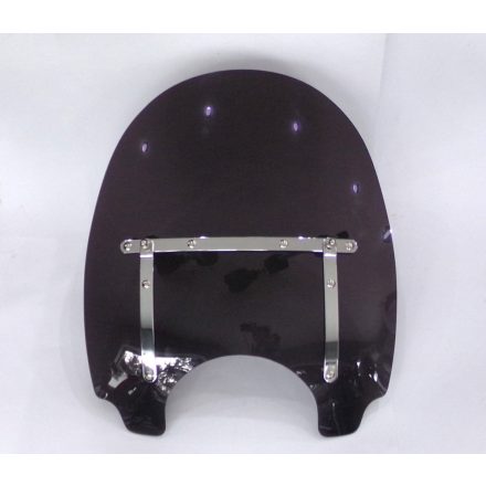 Szélvédő, burkolat, nagy, törésbiztos, sötét, Jawa 300 CL, 350 Perak, 42 Bobber