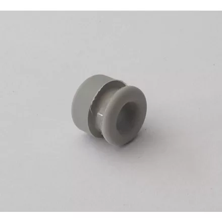 Gumibetét motor kábelekhez, 16x8,5x12 mm, horony 3,5 mm, szürke, Jawa 50