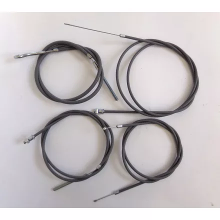 Bowden kábel 4 darabos rövid gázhoz, állítóanyák nélkül, szürke, Jawa, ČZ SPORT