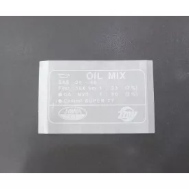 Matrica OIL MIX, 62x34mm, Jawa Babetta