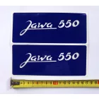 Matricák, 2 darab, Jawa 550, festősablon