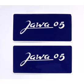 Matricák, 2 darab, Jawa 05, festősablon