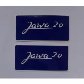 Matricák, 2 darab, Jawa 20, festősablon
