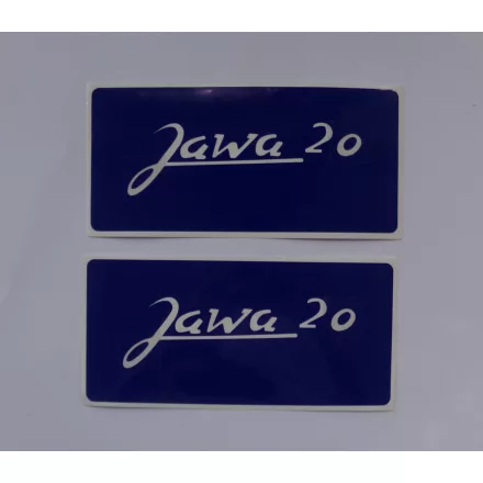 Matricák, 2 darab, Jawa 20, festősablon