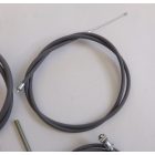 Bowden kábel szett 4db, csiga, állítócsavarok nélkül, szürke, Jawa, ČZ