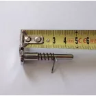 Motorleállító gomb, komplett, króm, ČZ 125/150C
