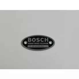 Generátor adattábla, BOSCH