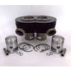 Hengerek, dugattyú szettel 58.25 mm/16, eredeti, felújítás után, Jawa 350 Kyvacka, Panelka