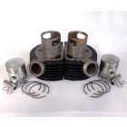 Hengerek, dugattyú szettel 58.50 mm/16 eredeti, felújítás után, Jawa 350 Kyvacka, Panelka (1)