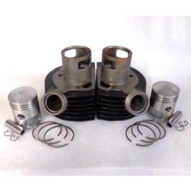   Hengerek, dugattyú szettel 58.50 mm/16 eredeti, felújítás után, Jawa 350 Kyvacka, Panelka (1)