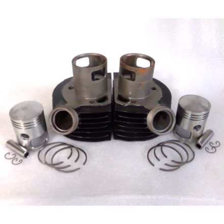 Hengerek, dugattyú szettel 58.50 mm/16 eredeti, felújítás után, Jawa 350 Kyvacka, Panelka (1)