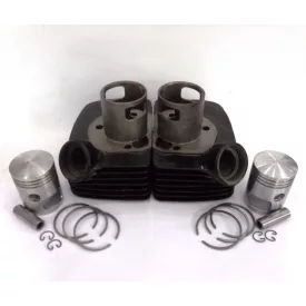   Hengerek, dugattyú szettel 58.50 mm/16 eredeti, felújítás után, Jawa 634, ČZ 472