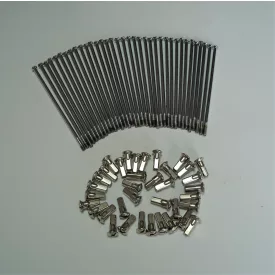 Küllő készlet 36 db, 16 inch, felső króm, Jawa M4x110