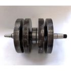 Főtengely, tűgörgős csapágy, 16 mm-es csaphoz, eredeti, felújítás után, /1/, Jawa 350 Perak, Kyvacka, Panelka