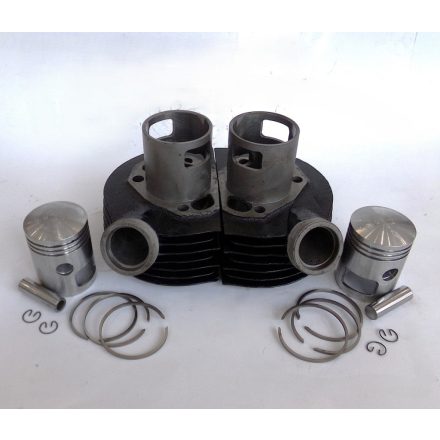 Hengerek, dugattyú szettel 59,00 mm/15, eredeti, felújított, Jawa 350 Perak, Kyvacka