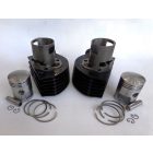 Hengerek, dugattyú szettel 59,00 mm/15, eredeti, felújított, Jawa 350 Perak, Kyvacka