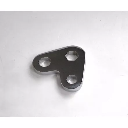 Tartó fékpedálhoz és fékkulcs, krómozott, Jawa Special