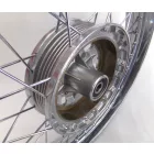 Kerekek - szett, első, hátsó, eredeti, felújítás után, kerékagyak - elektropolírozott, Jawa 250/350 Kyvacka