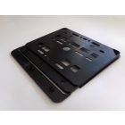 Motorkerékpár rendszámtábla keret, JAWA logó nyomtatással, fényes