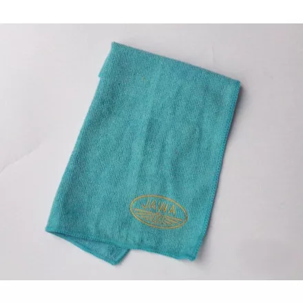 Mikroszálas kendő, 30 X 30 cm, türkiz, Java logó