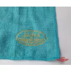 Mikroszálas kendő, 30 X 30 cm, türkiz, Java logó