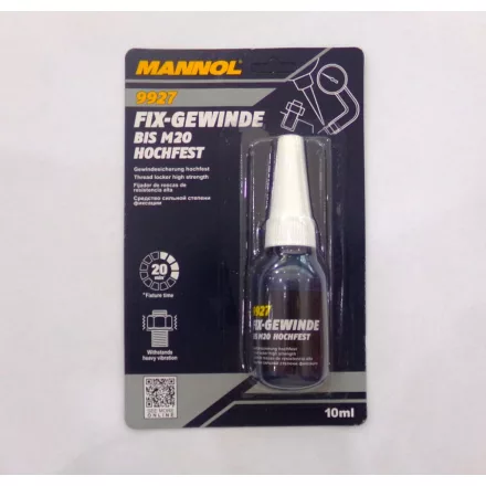 Menetrögzítő, nagy szilárdságú, piros, 10 ml