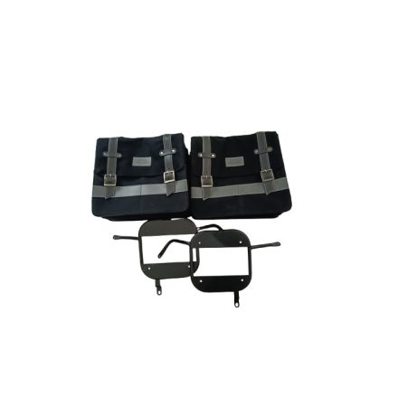 Táska szett, fekete + oldaltáska tartók, Jawa 350 CL Perak, 42 Bobber