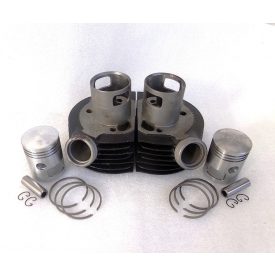   Hengerek, dugattyú szettel 58.50 mm/16 eredeti, felújítás után, Jawa 350 Kyvacka, Panelka (2)