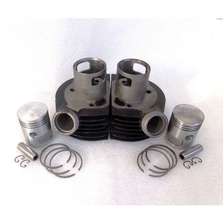 Hengerek, dugattyú szettel 58.50 mm/16 eredeti, felújítás után, Jawa 350 Kyvacka, Panelka (2)